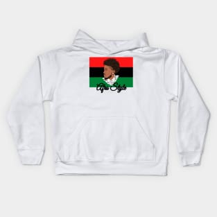 Afro-modern representation of the black community Kids Hoodie